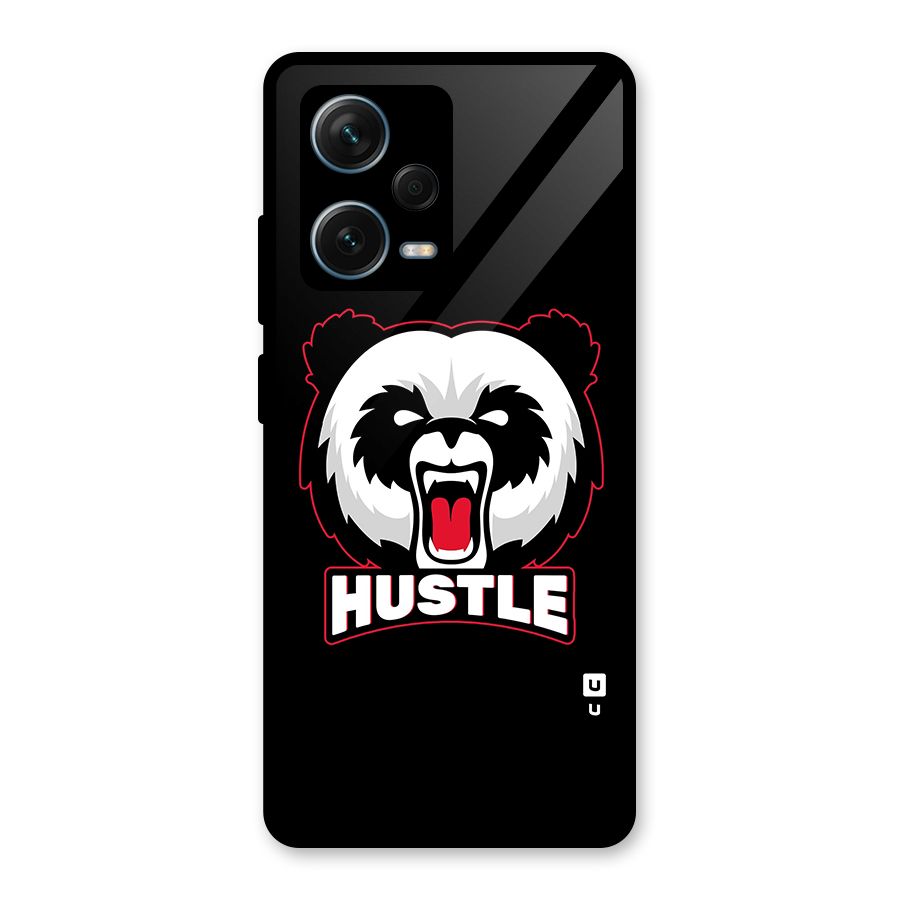 Hustle Panda Glass Back Case for Redmi Note 12 Pro Plus 5G
