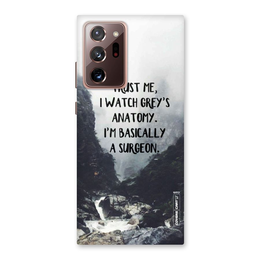 I Am A Surgeon Back Case for Galaxy Note 20 Ultra
