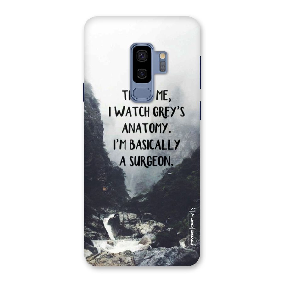 I Am A Surgeon Back Case for Galaxy S9 Plus