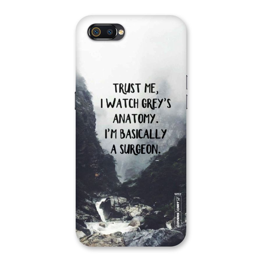 I Am A Surgeon Back Case for Realme C2