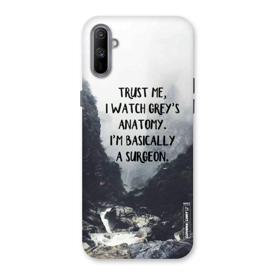 I Am A Surgeon Back Case for Realme C3
