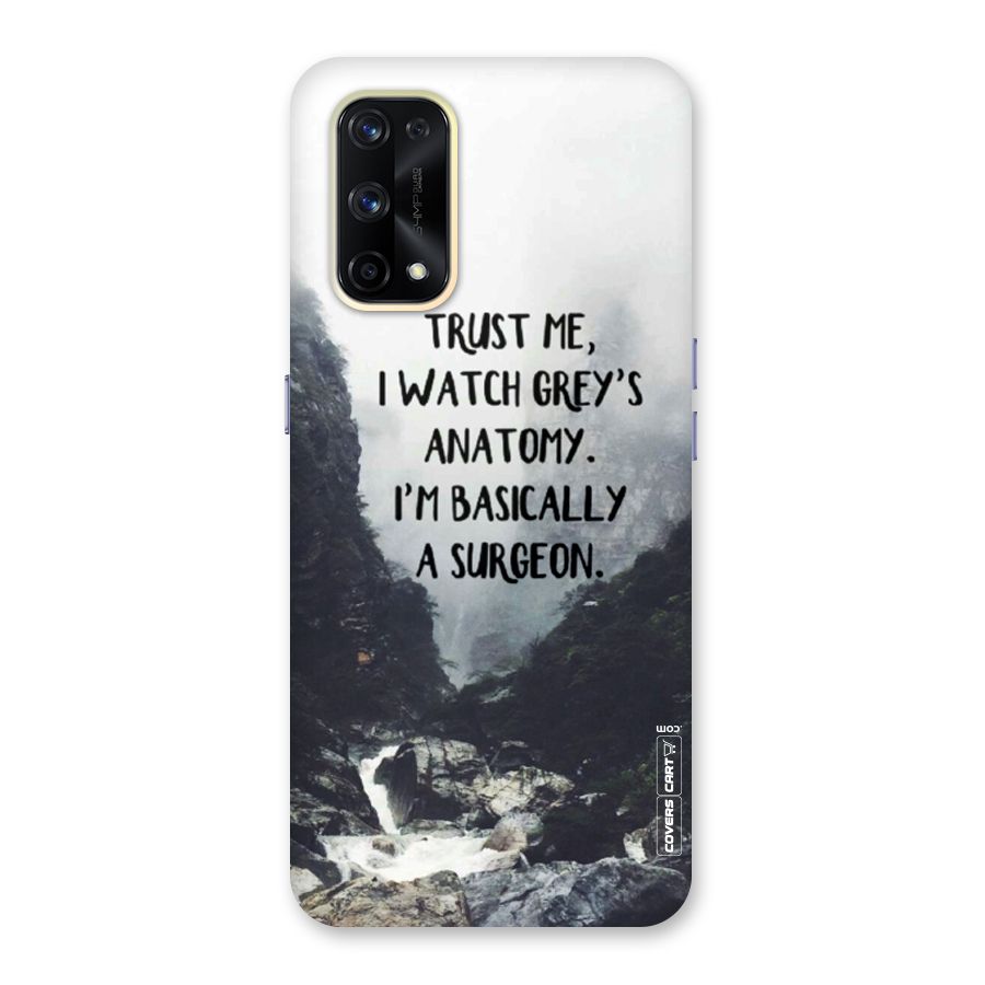 I Am A Surgeon Glass Back Case for Realme X7 Pro