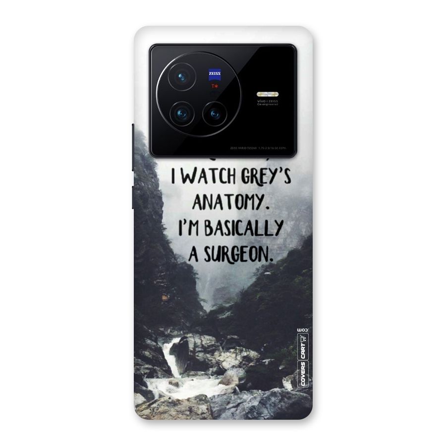 I Am A Surgeon Back Case for Vivo X80