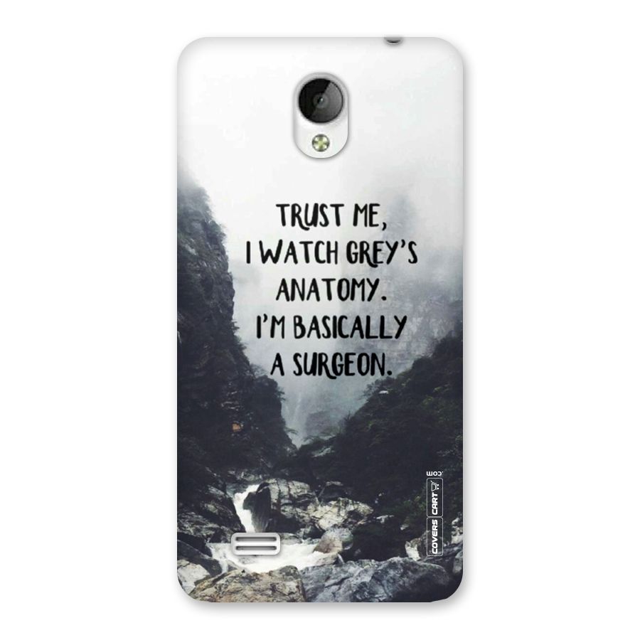 I Am A Surgeon Back Case for Vivo Y21