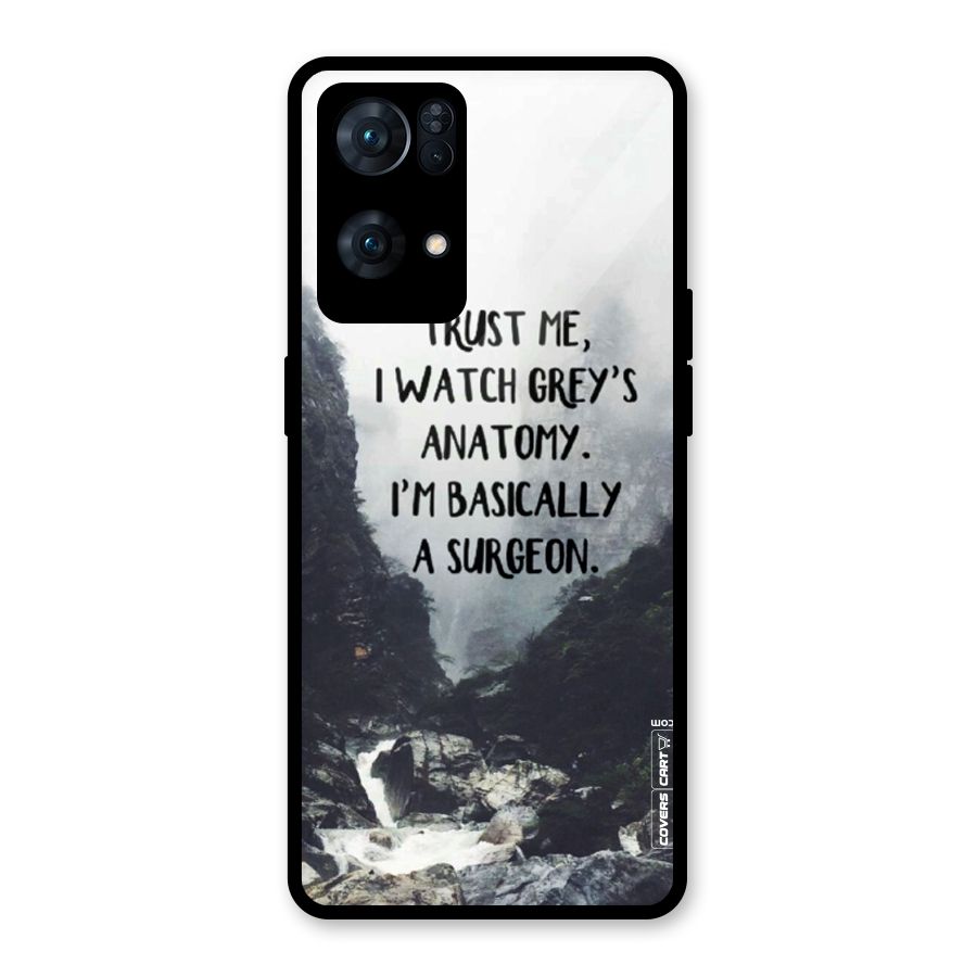 I Am A Surgeon Glass Back Case for Oppo Reno7 Pro 5G
