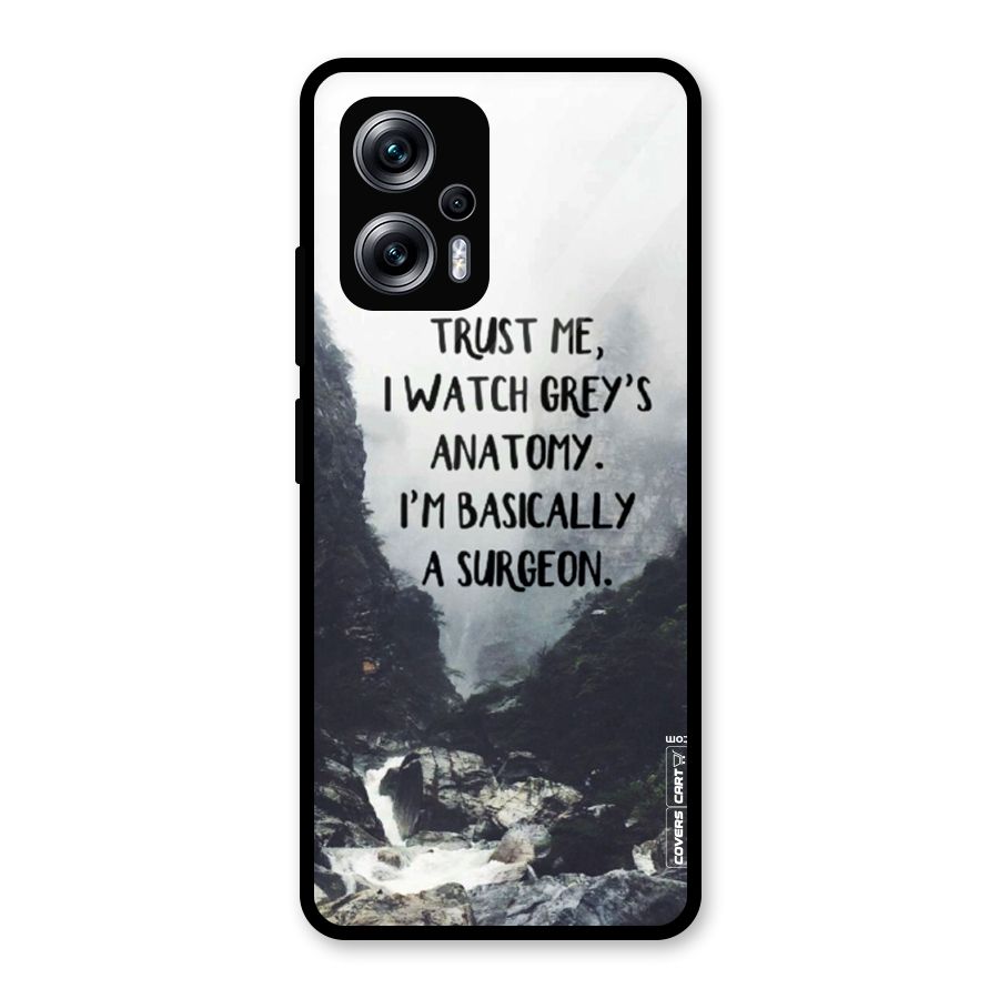 I Am A Surgeon Glass Back Case for Redmi K50i