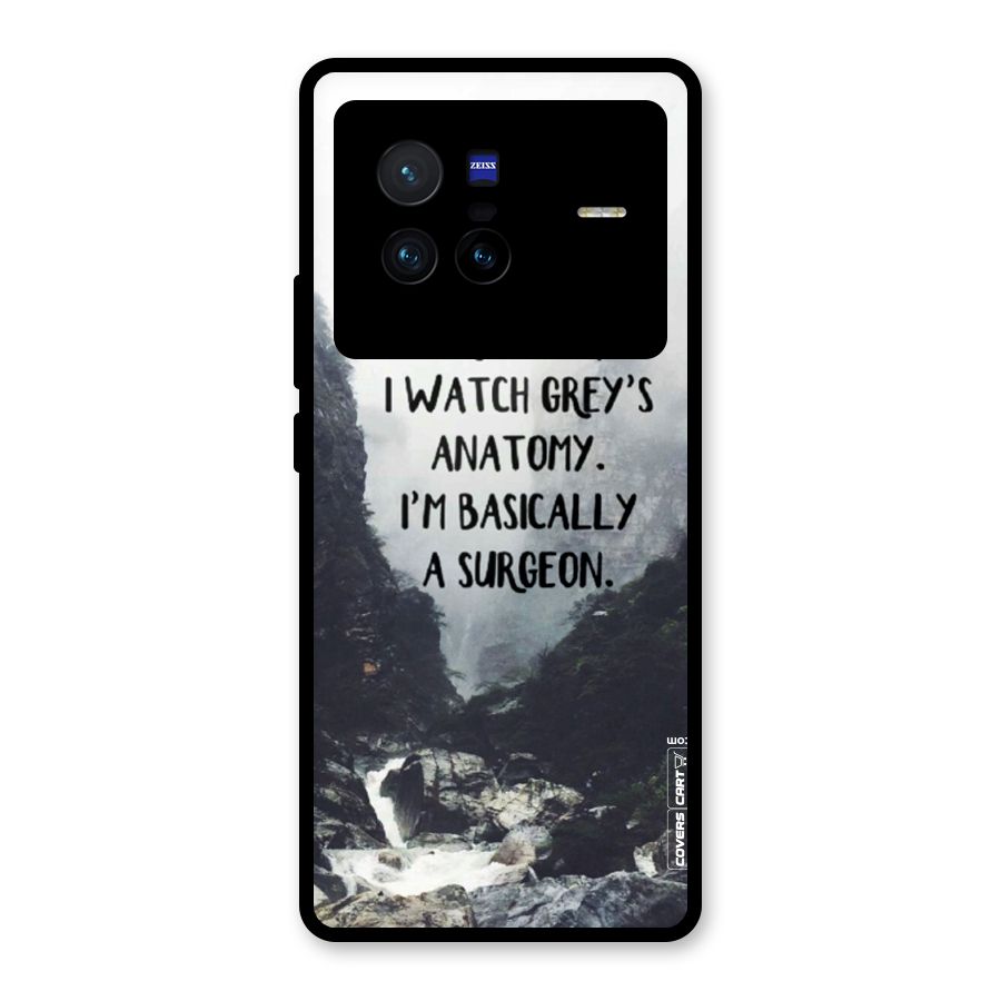 I Am A Surgeon Glass Back Case for Vivo X80