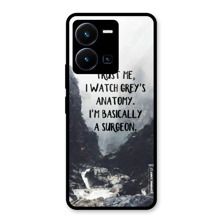 I Am A Surgeon Glass Back Case for Vivo Y35