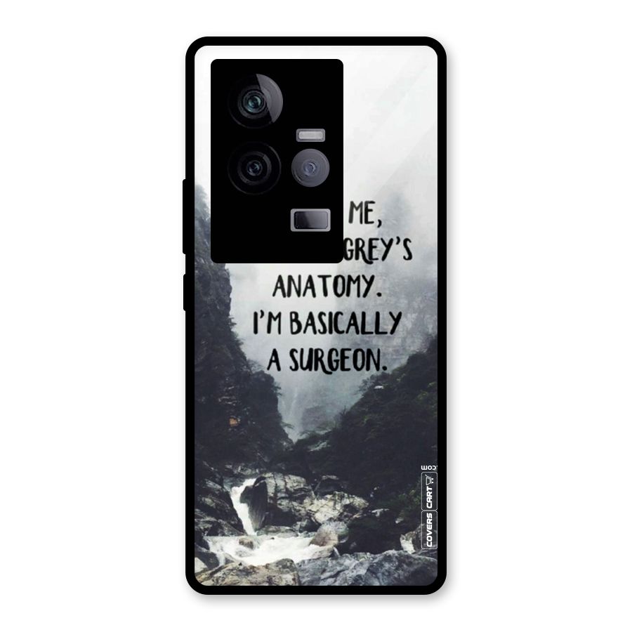 I Am A Surgeon Glass Back Case for Vivo iQOO 11 5G