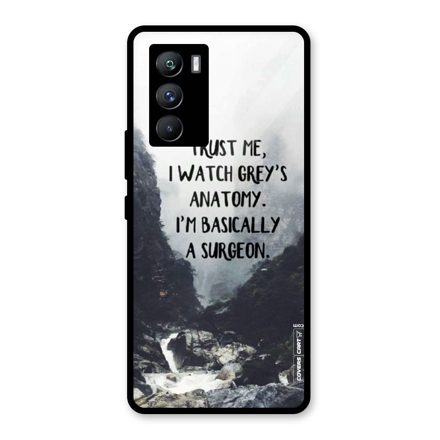 I Am A Surgeon Glass Back Case for Vivo iQOO 9 SE