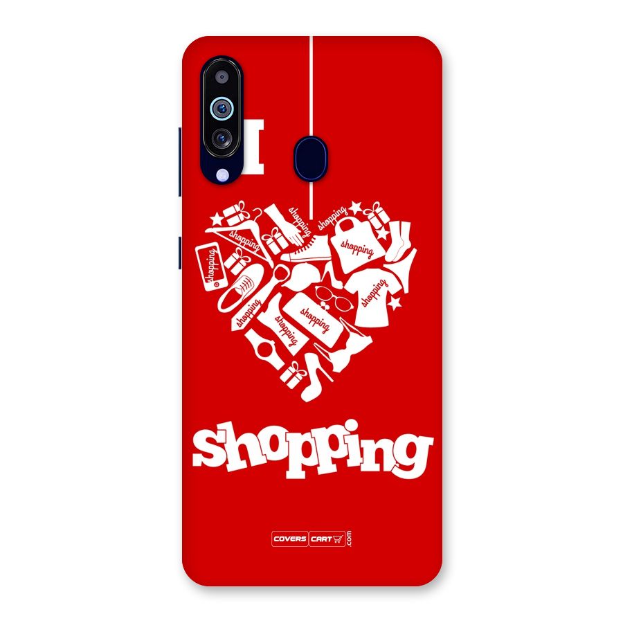 I Love Shopping Back Case for Galaxy A60