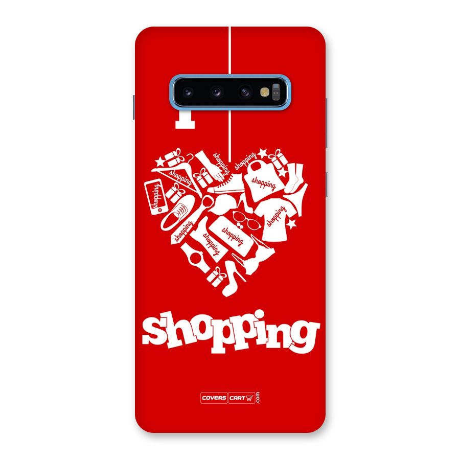 I Love Shopping Back Case for Galaxy S10 Plus