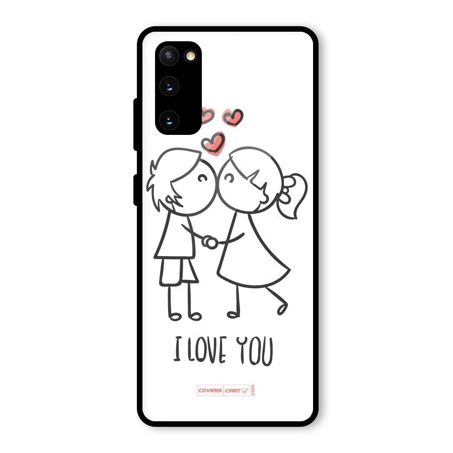 I Love You Glass Back Case for Galaxy S20 FE 5G