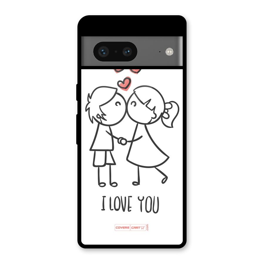 I Love You Glass Back Case for Google Pixel 7