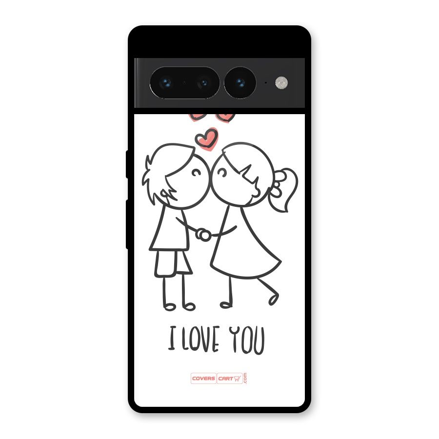 I Love You Glass Back Case for Google Pixel 7 Pro