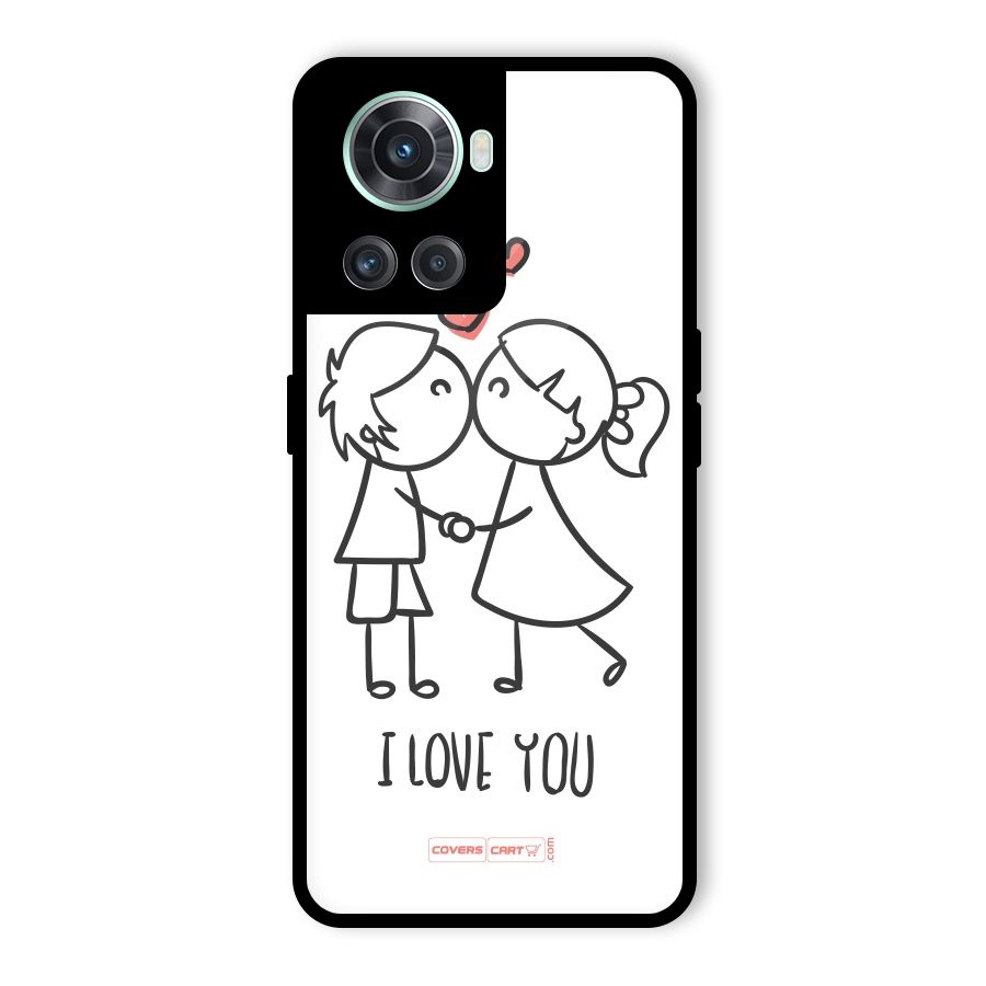 I Love You Glass Back Case for OnePlus 10R