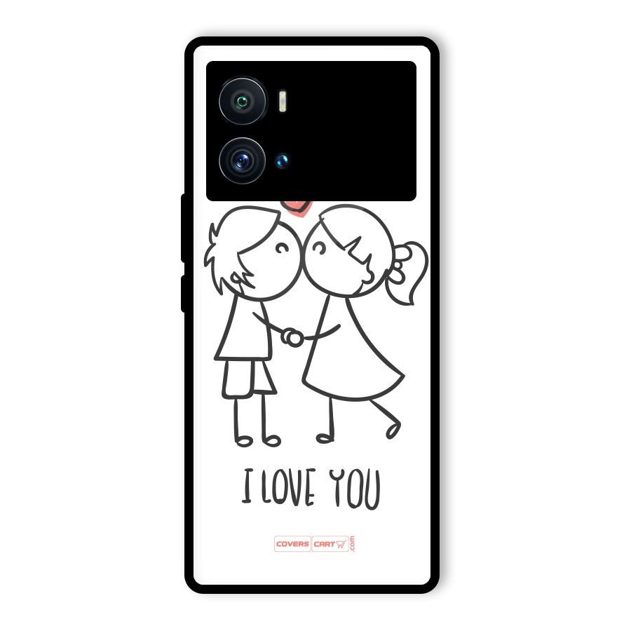 I Love You Glass Back Case for Vivo iQOO 9 Pro