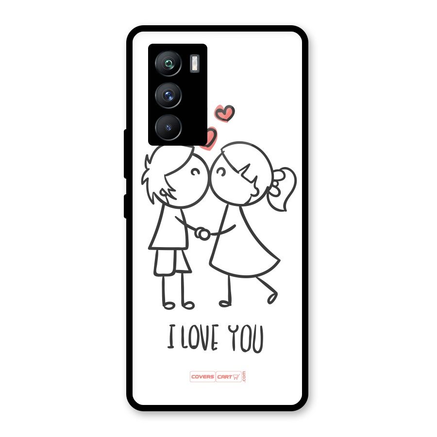 I Love You Glass Back Case for Vivo iQOO 9 SE