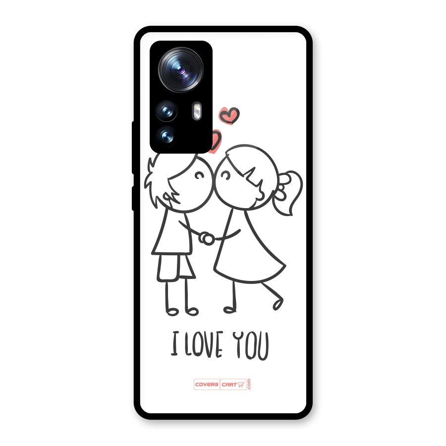 I Love You Glass Back Case for Xiaomi 12 Pro