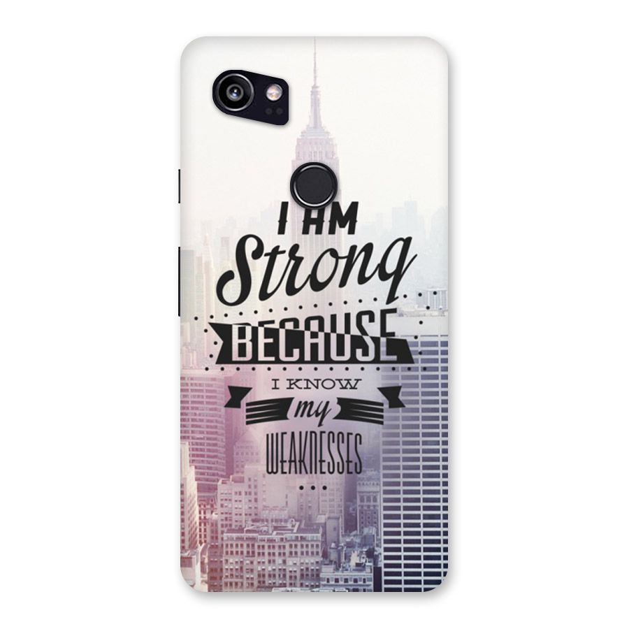 I am Strong Back Case for Google Pixel 2 XL