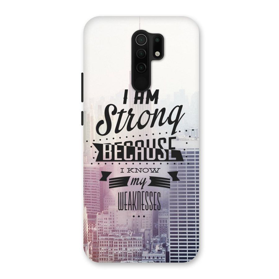 I am Strong Back Case for Poco M2