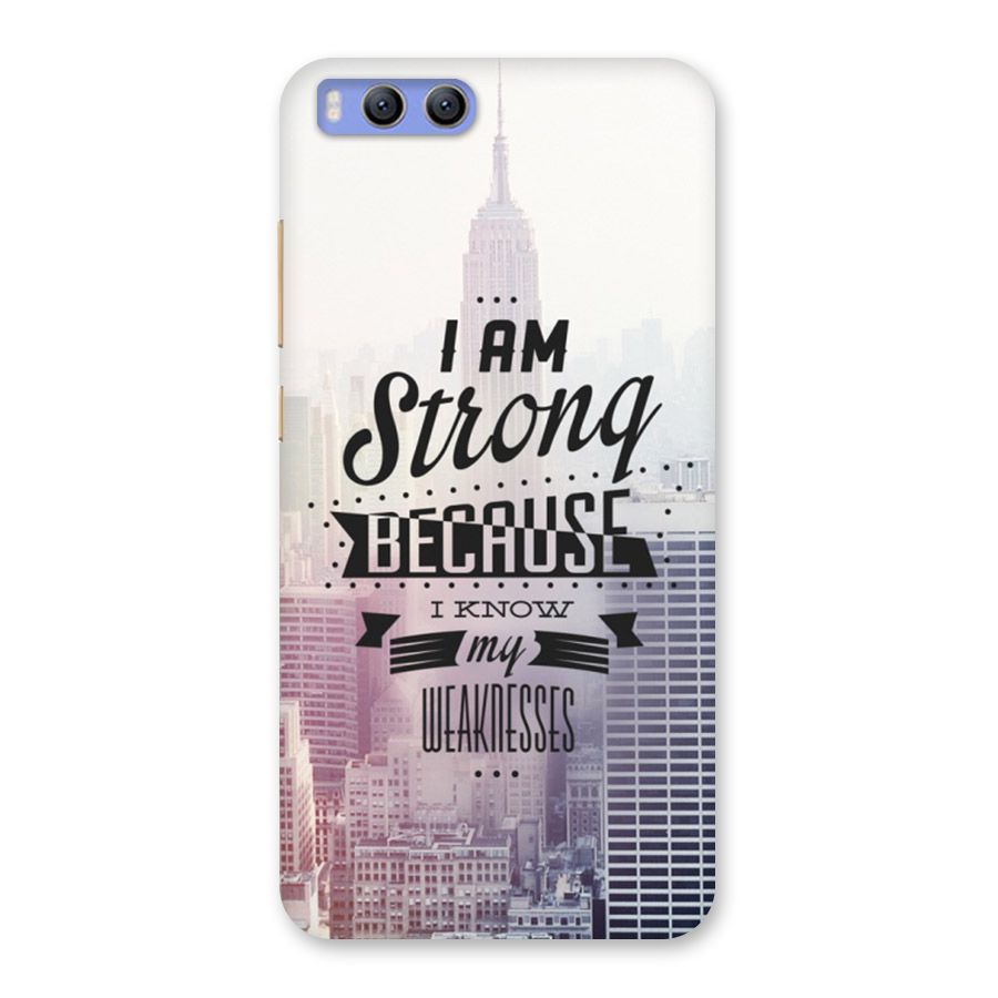 I am Strong Back Case for Xiaomi Mi 6