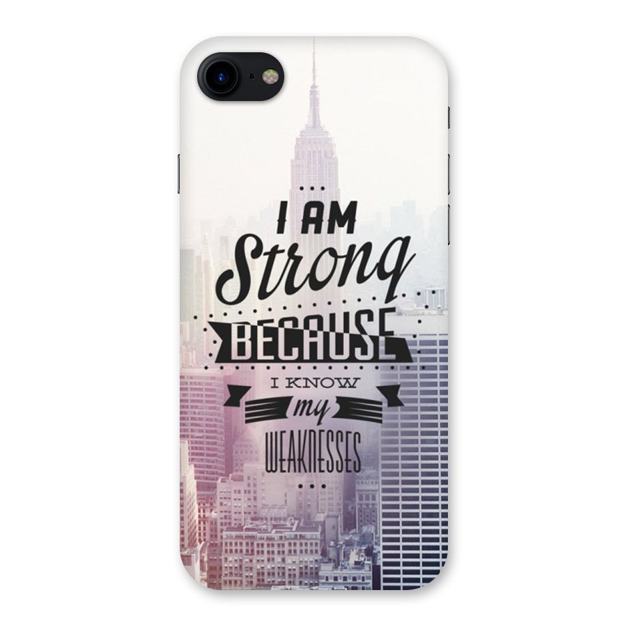 I am Strong Back Case for iPhone SE 2020