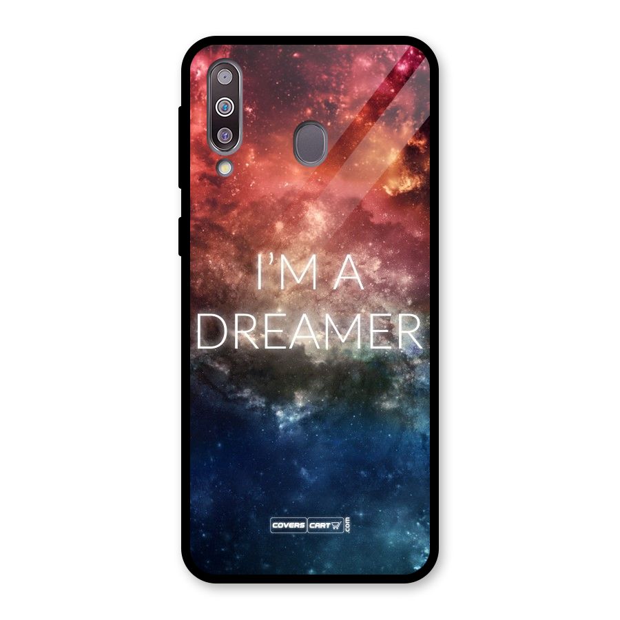 I am a Dreamer Glass Back Case for Galaxy M30