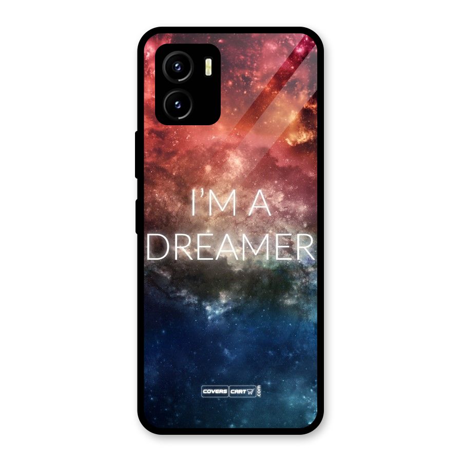 I am a Dreamer Glass Back Case for Vivo Y15s