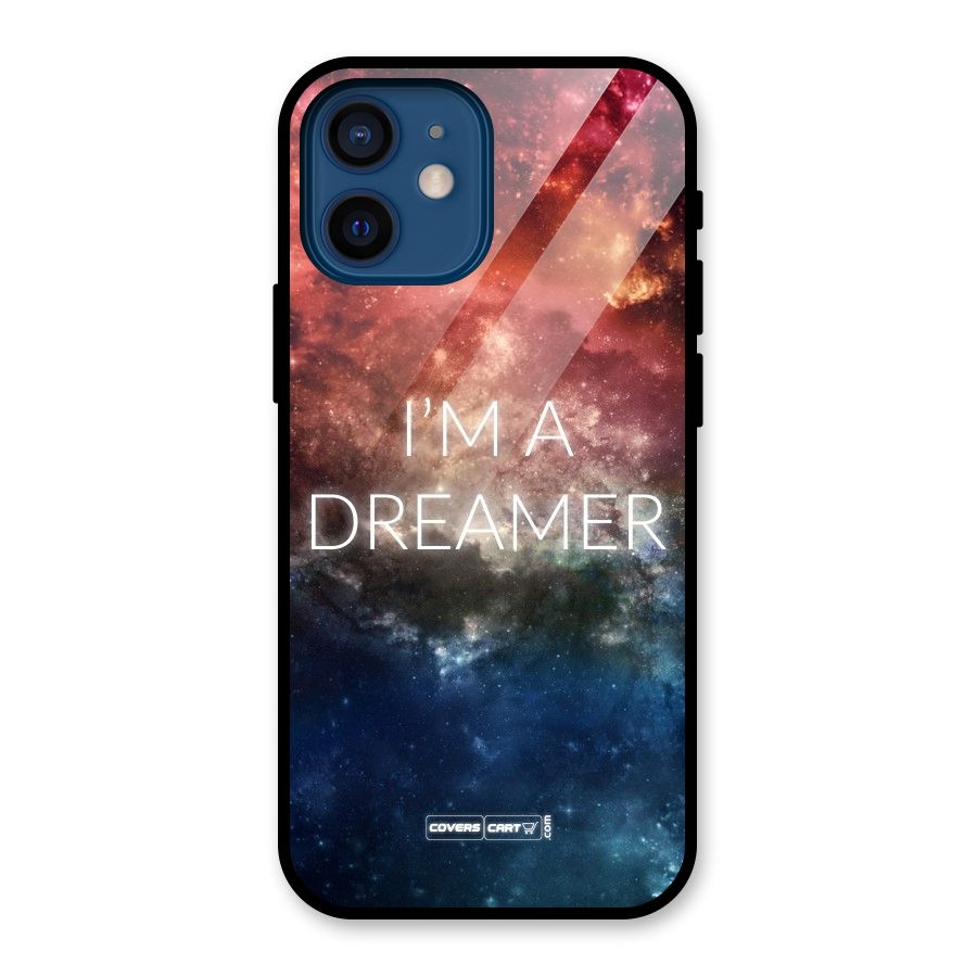 I am a Dreamer Glass Back Case for iPhone 12 Mini