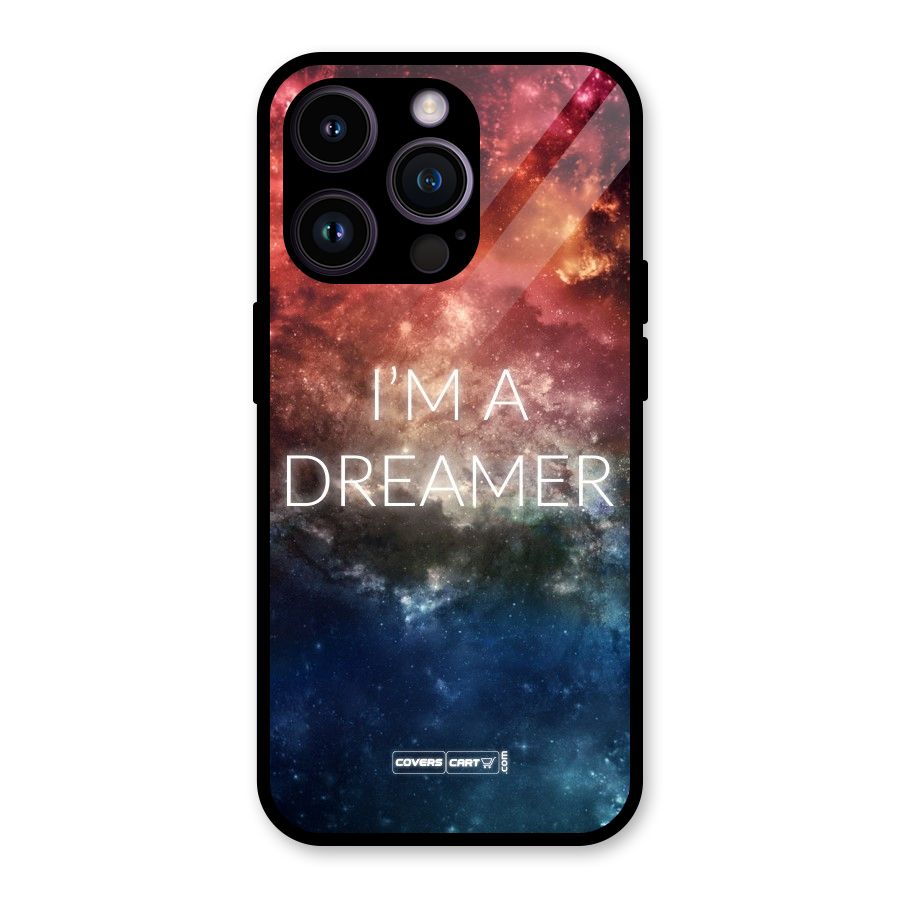 I am a Dreamer Glass Back Case for iPhone 14 Pro