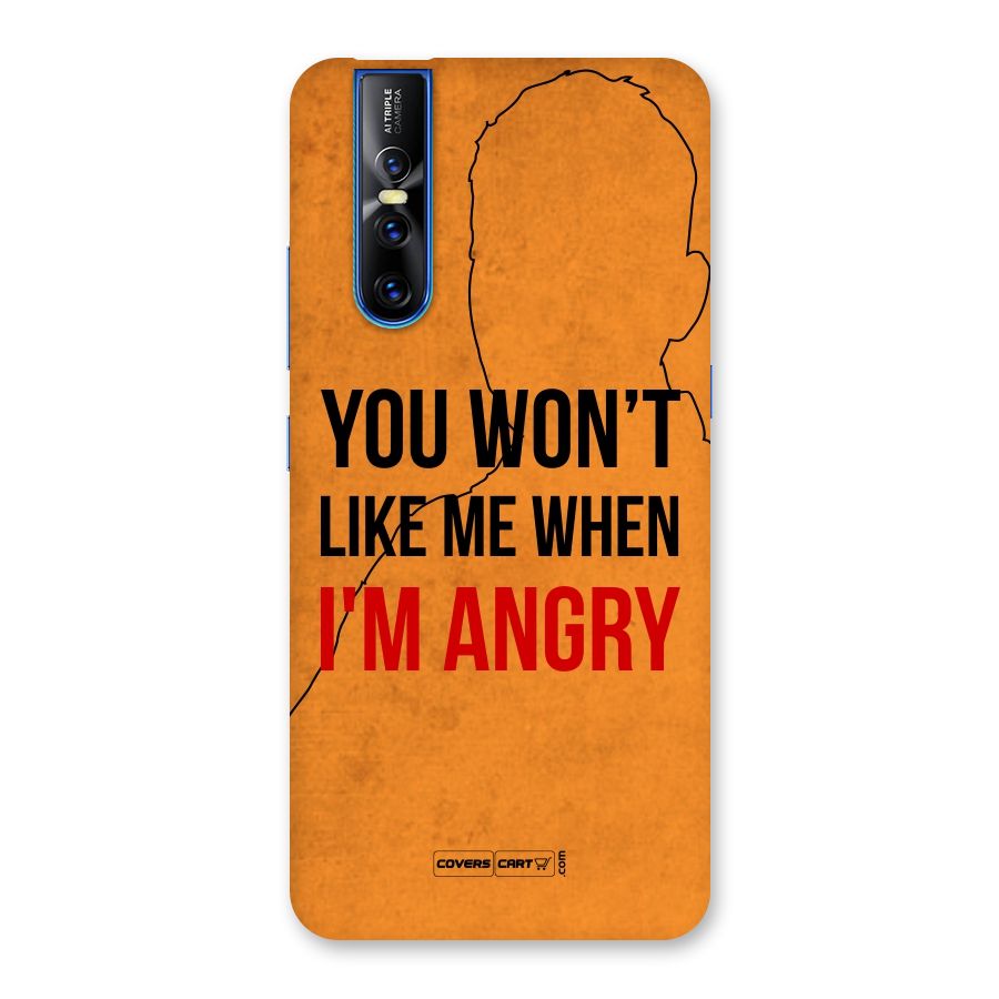 I m Angry Back Case for Vivo V15 Pro