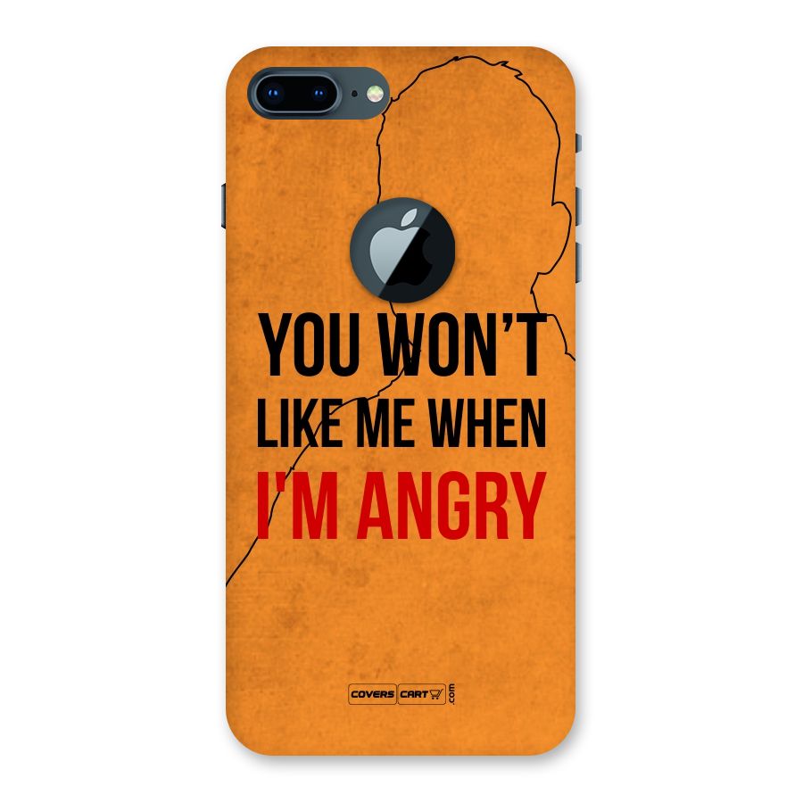 I m Angry Back Case for iPhone 7 Plus Logo Cut