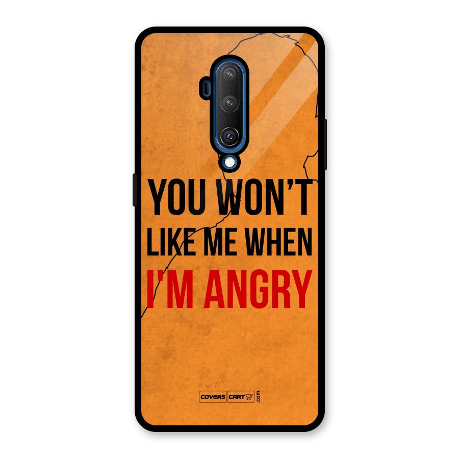 I m Angry Glass Back Case for OnePlus 7T Pro