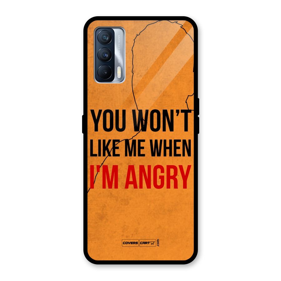I m Angry Glass Back Case for Realme X7