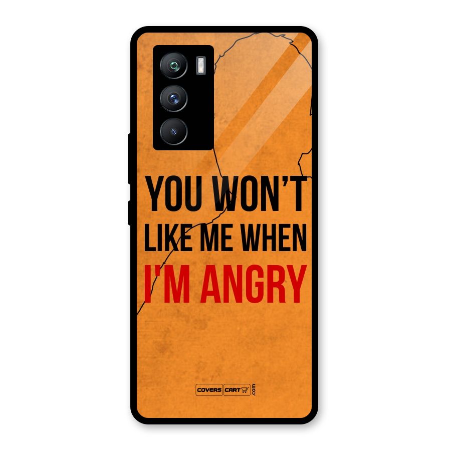 I m Angry Glass Back Case for Vivo iQOO 9 SE