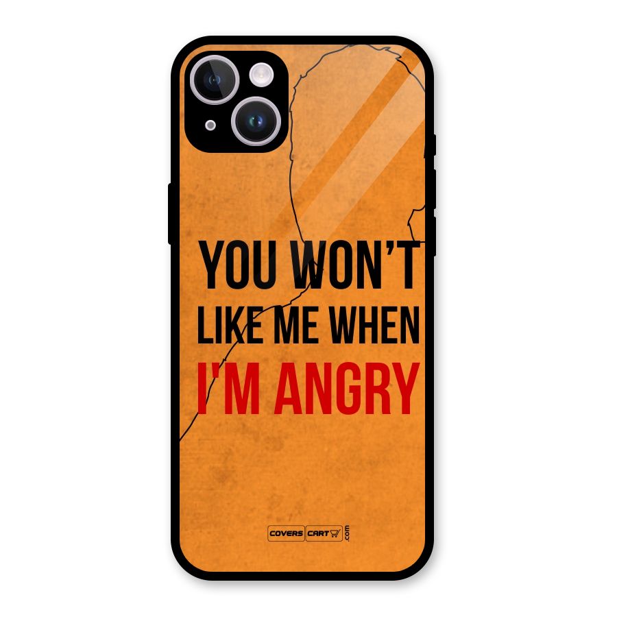 I m Angry Glass Back Case for iPhone 14 Plus