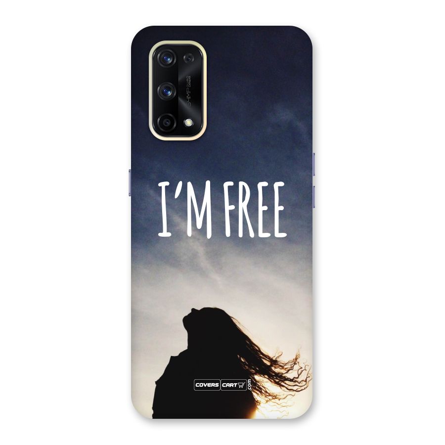 I m Free Glass Back Case for Realme X7 Pro