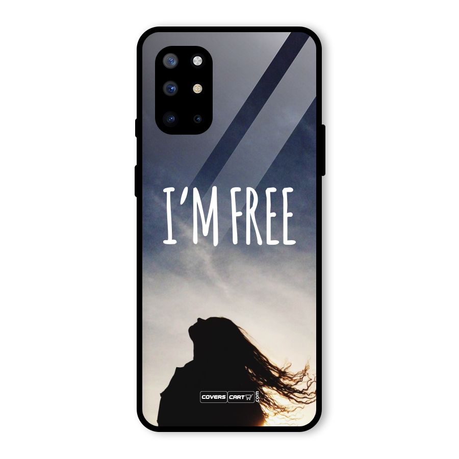 I m Free Glass Back Case for OnePlus 8T