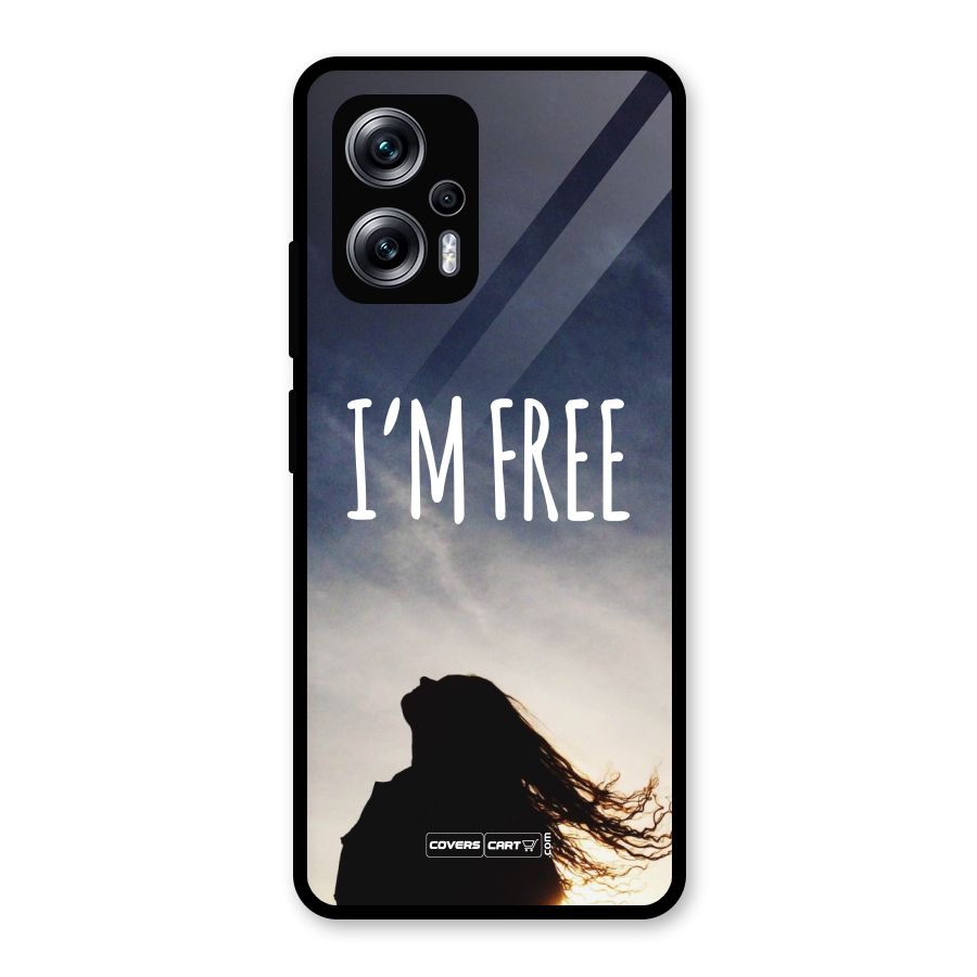 I m Free Glass Back Case for Redmi K50i