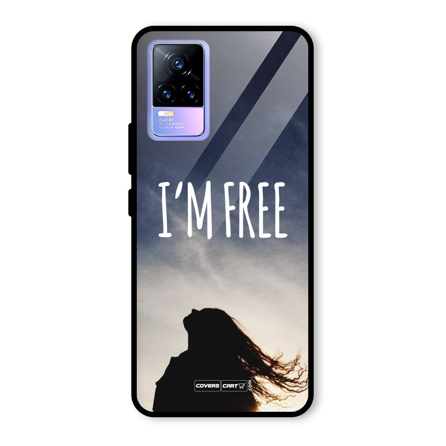I m Free Glass Back Case for Vivo Y73