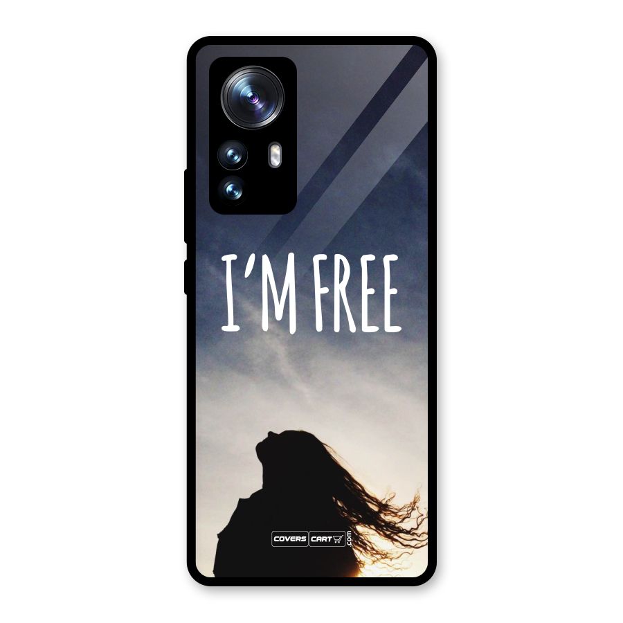 I m Free Glass Back Case for Xiaomi 12 Pro
