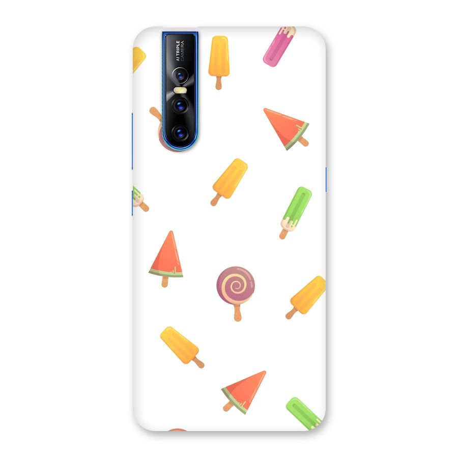 Ice Cream Colors Back Case for Vivo V15 Pro