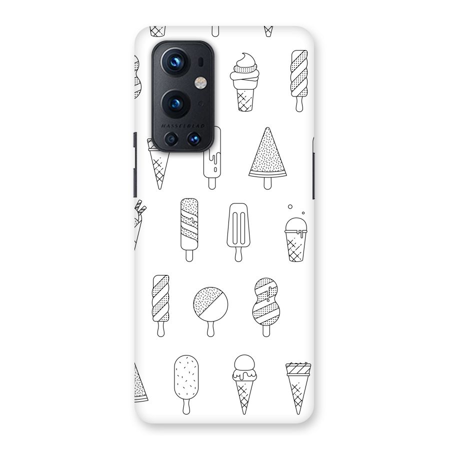 Ice Cream Lines Back Case for OnePlus 9 Pro
