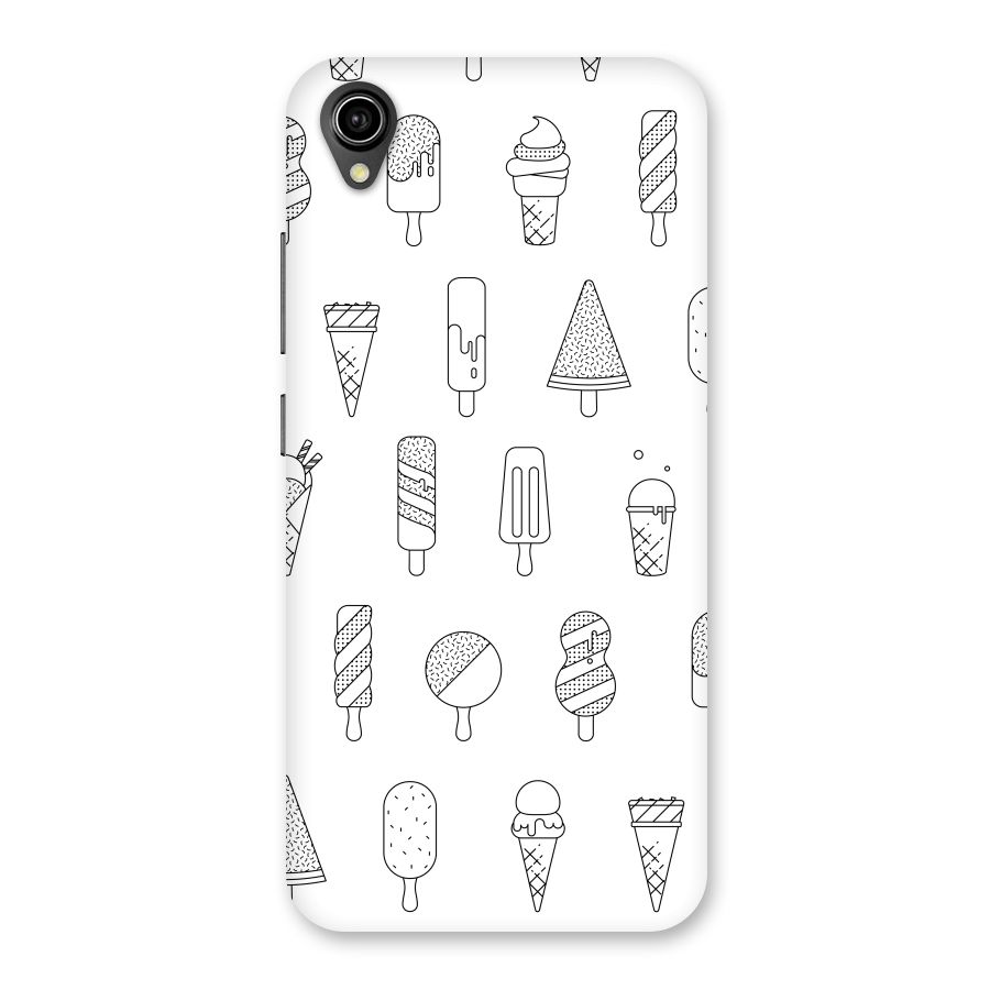 Ice Cream Lines Back Case for Vivo Y90