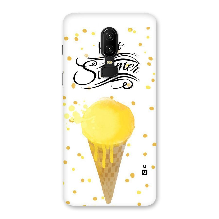 Ice Cream Summer Back Case for OnePlus 6