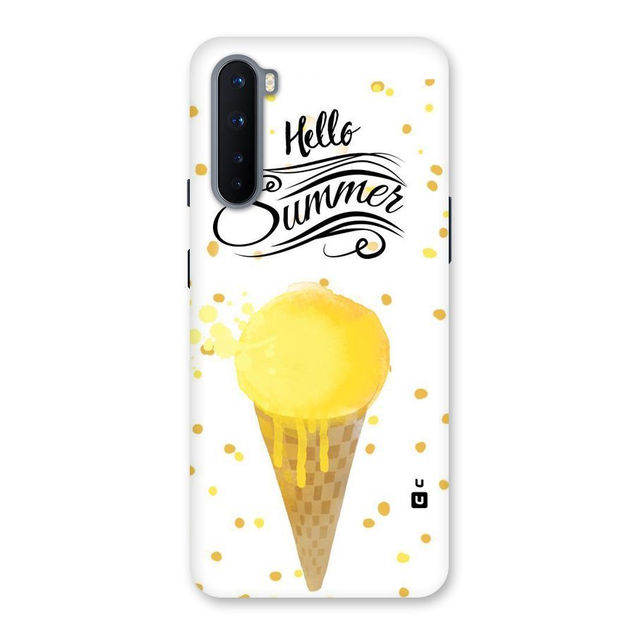 Ice Cream Summer Back Case for OnePlus Nord