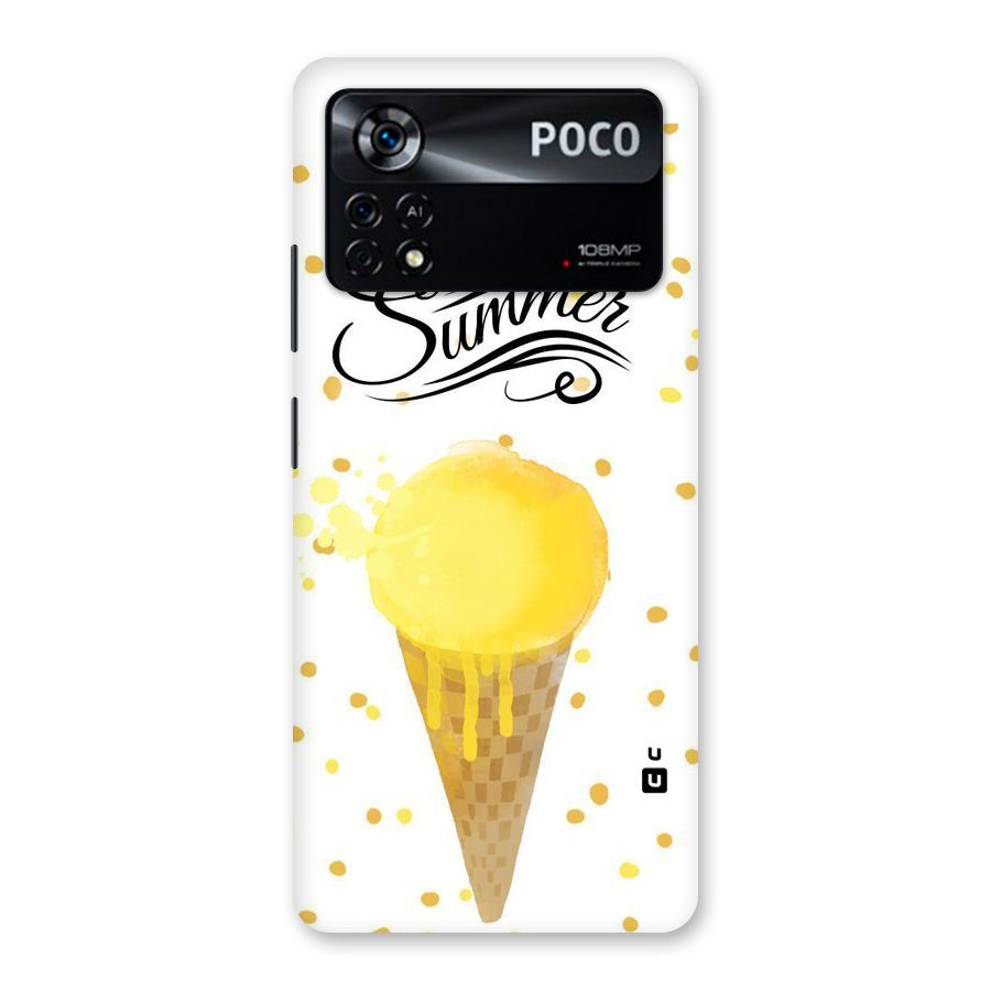 Ice Cream Summer Back Case for Poco X4 Pro 5G