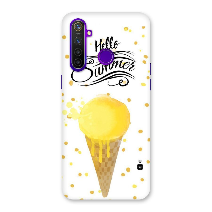 Ice Cream Summer Back Case for Realme 5 Pro