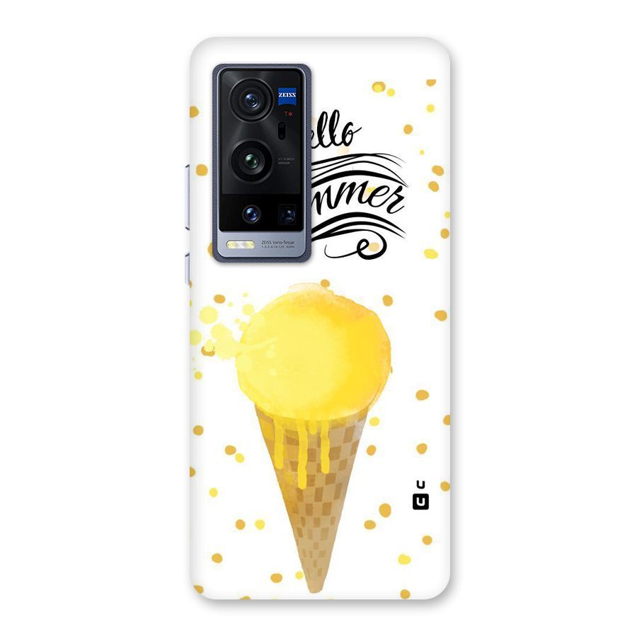 Ice Cream Summer Back Case for Vivo X60 Pro Plus